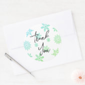 Magnifique or merci stickers (Enveloppe)