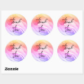 Magnifique or merci stickers (Feuille)