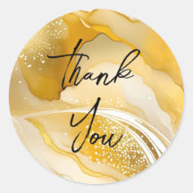 Magnifique or merci stickers