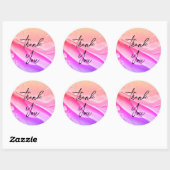 Magnifique or merci stickers (Feuille)