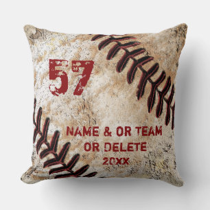 Magnifique oreiller de lancer de baseball vintage