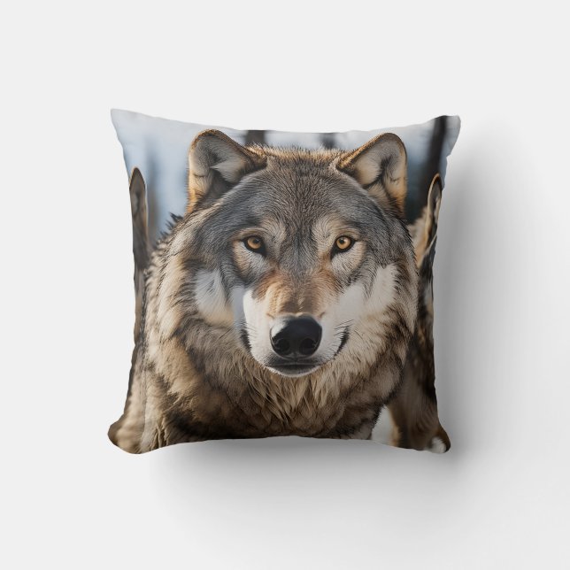 Magnifique oreiller Loup ! (Recto)