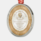 Magnifique ornement du 50e anniversaire, grands-pa (Gauche)