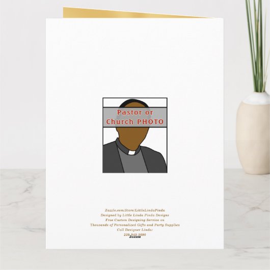 Magnifique, Pastor Anniversaire Cartes ou TOUTE OC (Dos)