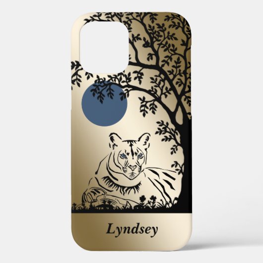 Magnifique personnalisable coque iphone de Lion de (Verso)