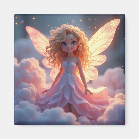 Magnifique PInk Fairy Magnet (Devant)