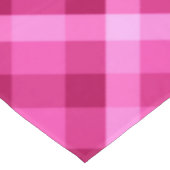Magnifique Pink Magenta Plaid Moyen Nappe (Angle)