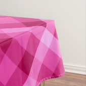 Magnifique Pink Magenta Plaid Moyen Nappe (In Situ)