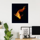 Magnifique Poster Orange Koi (Bureau à domicile)