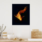 Magnifique Poster Orange Koi (Cuisine)