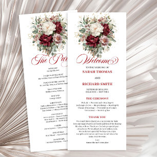 Magnifique programme de mariage long en bordeaux r