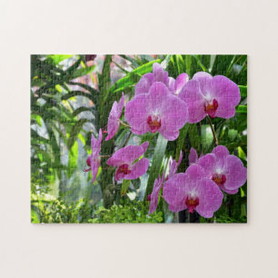 Magnifique puzzle d'impression d'orchidées de papi