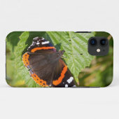 Magnifique Red Admiral Butterfly iPhone 5/5s Coque (Dos (Horizontal))