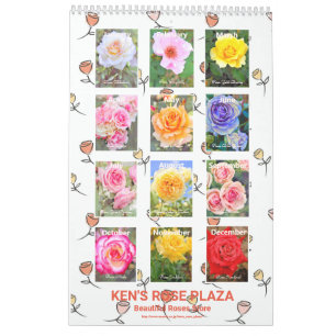 Magnifique Rose Art Calendrier カ レ ン ダ de 