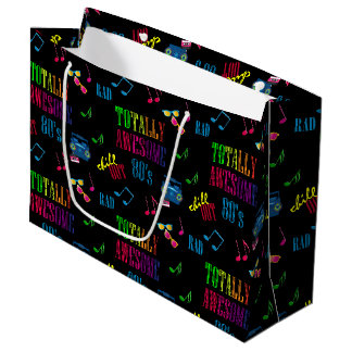 Magnifique sac cadeau de la fête des années 80