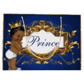 Magnifique sac cadeau Prince Royal Blue/Gold (Dos)