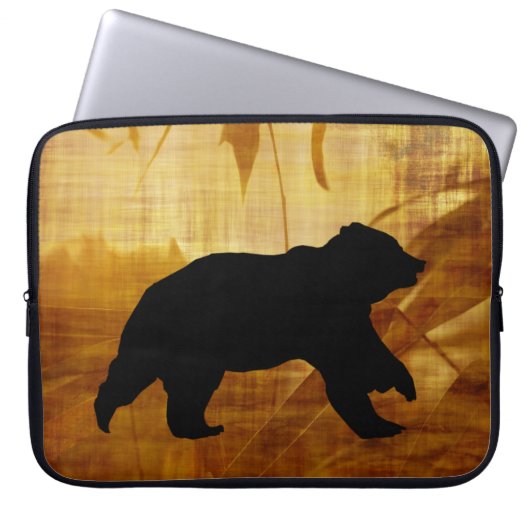 Magnifique Sac Portable Silhouette Ours (Devant)