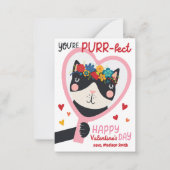 Magnifique salle de classe Cartes de Saint-Valenti (Devant)