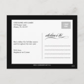 Magnifique Script Carte Photo de Noël (Dos)