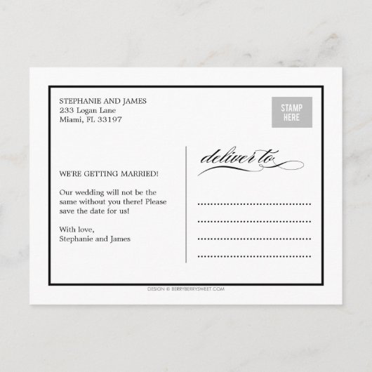 Magnifique Script Enregistrer La Carte Date (Dos)