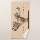 Magnifique serviette de bain Geometry Owl (Serviette de bain)