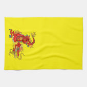 Magnifique Serviette de cuisine Red Imperial Drago (Horizontal)