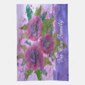 Magnifique serviette de thé personnalisée (Vertical)