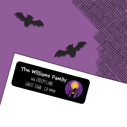 Magnifique sorcière afro-américaine - Étiquette d'