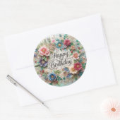 Magnifique Sticker Floral Design (Enveloppe)