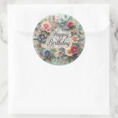 Magnifique Sticker Floral Design (Sac)