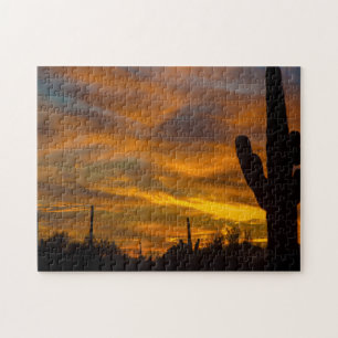 Magnifique Sunset Desert Landscape Puzzle