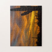 Magnifique Sunset Desert Landscape Puzzle (Vertical)