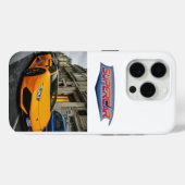 Magnifique Supercar iPhone 15 Pro Coque Design. (Verso (horizontal))