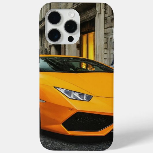 Magnifique Supercar iPhone 15 Pro Max Design Coque (Verso)