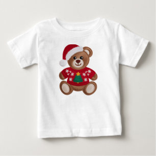 Magnifique Sweat de Noël Ourson Tricoté