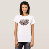 Magnifique T-shirt avec déclaration d'ART ABSTRAIT (Devant entier)