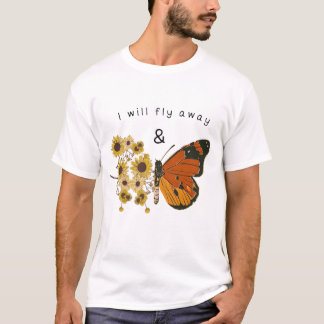 Magnifique T-shirt de citation sur la liberté, cad