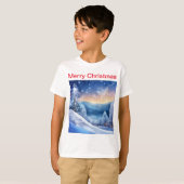 Magnifique T-shirt Enfants d'hiver Sparkling | T P (Devant entier)