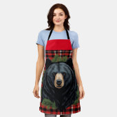 Magnifique Tablier D'Ours Noir Du Nord (Porté)