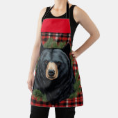 Magnifique Tablier D'Ours Noir Du Nord (Insitu)