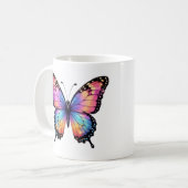 Magnifique tasse avec image de papillon (Devant gauche)