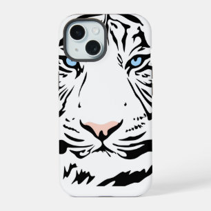 Magnifique Tigre Blanc Coque iPhone personnalisé