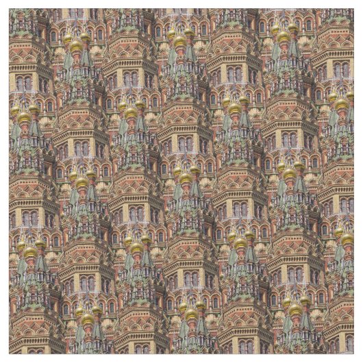 Magnifique tissu avec Moscou Russie (Fermer)