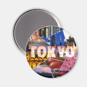 Magnifique Tokyo Round Magnet (Recto/Verso)