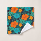 Magnifique Tropical Exotique Floral - hibiscus (Gant de toilette)