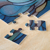 Magnifique Tropical vitrail art puzzle (Côté)