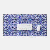 Magnifique Turc Ottoman Iznik Arabe Indigo (Clavier et souris)