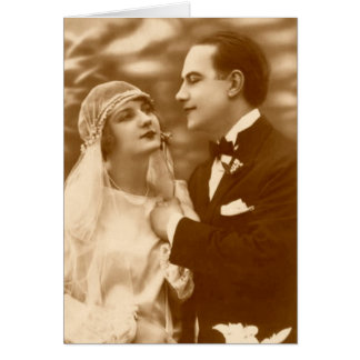 Magnifique Vintage mariée d'antiquités et cartes d