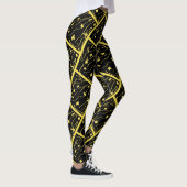 Magnifiques Leggings Imprimés Abstraits de l'Unive (Droite)