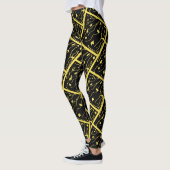 Magnifiques Leggings Imprimés Abstraits de l'Unive (Gauche)